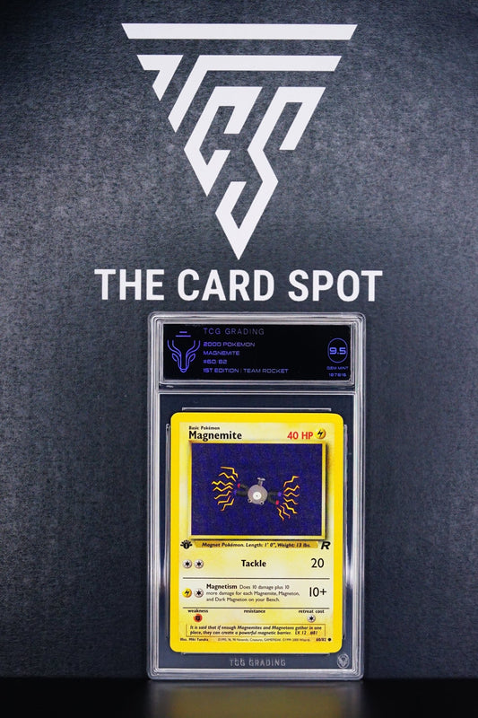 Pokemon Card: Magnemite 60/82 1st Edition Team Rocket TCG 9.5 - THE CARD SPOT PTY LTD.GradedPokémon