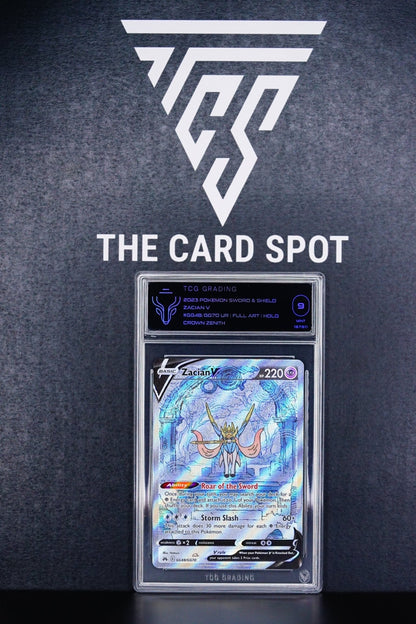 Pokemon Card: Zacian V GG48/GG70 Ultra Rare Full Art Holo Crown Zenith TCG 9 - THE CARD SPOT PTY LTD.GradedPokémon