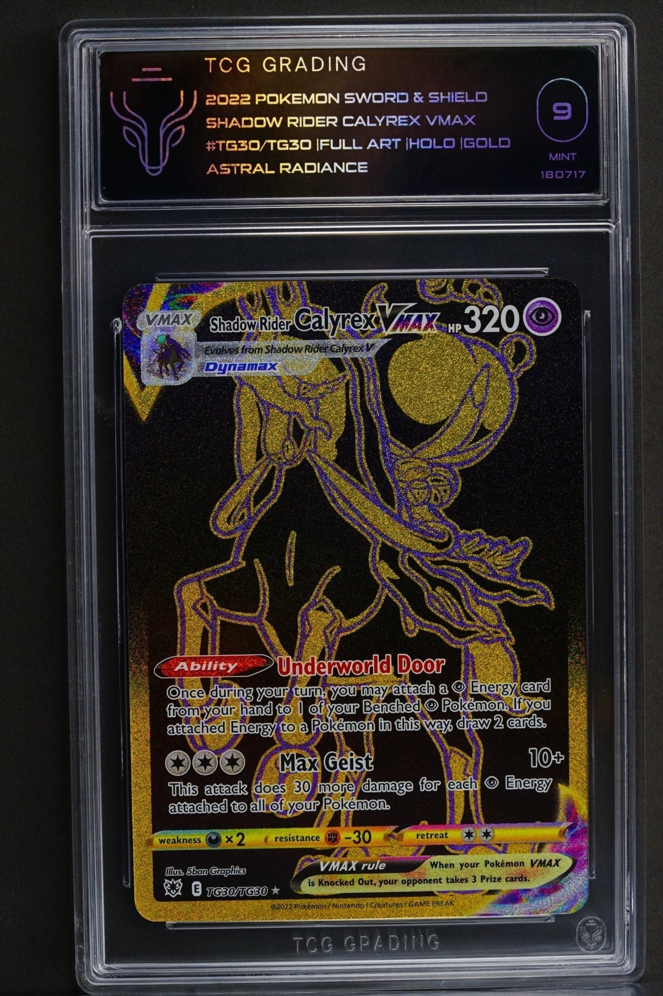 Pokemon TCG: Cayrex VMAX TG30/TG30 MINT 9 - THE CARD SPOT PTY LTD.GradedPokémon