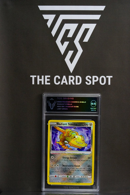 Pokemon TCG: Radiant steelix 124/196 - TCG GEM MINT 9.5 - THE CARD SPOT PTY LTD.GradedPokémon