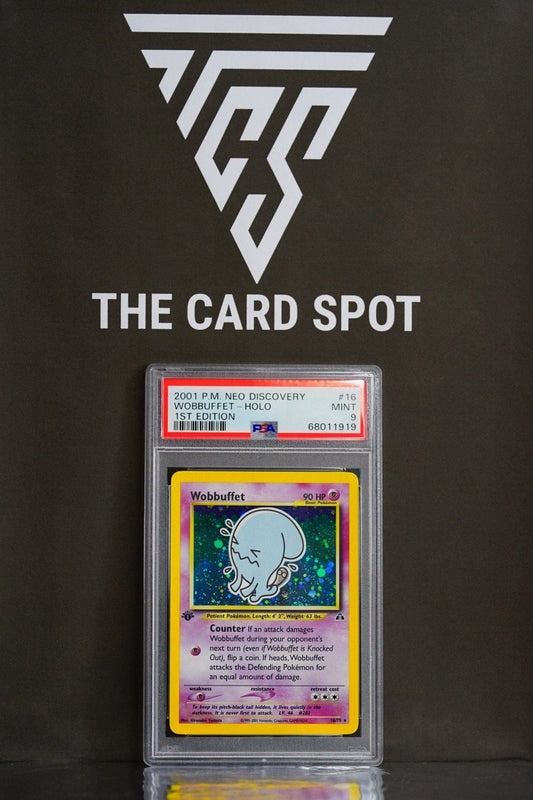 POKEMON TCG: Wobbuffet 1st Edition Holo PSA 9 - THE CARD SPOT PTY LTD.