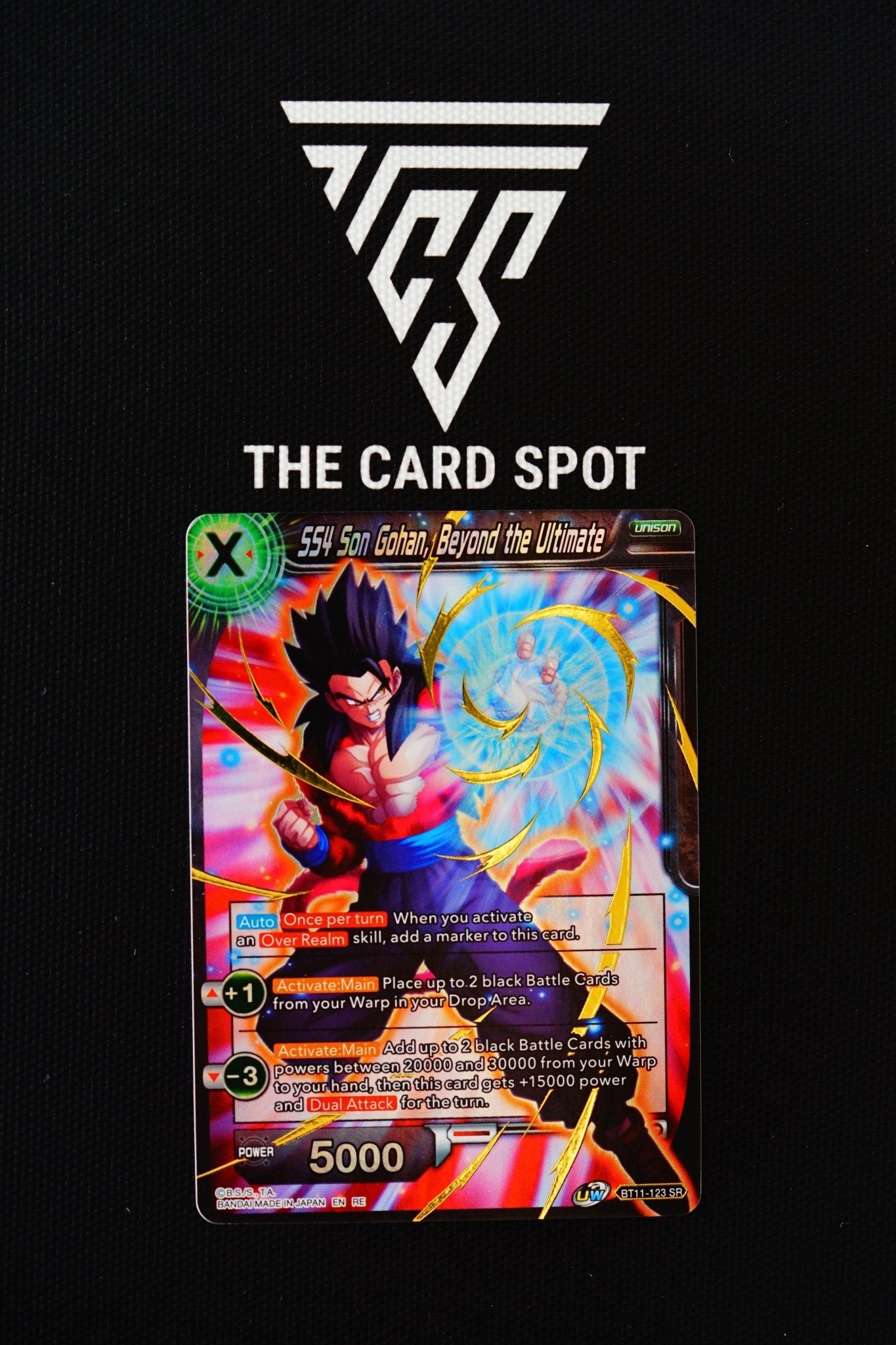 SS4 Son Gohan, Beyond the Ultimate BT11-123 SR - THE CARD SPOT PTY LTD.Dragon Ball Single CardDragon Ball Super