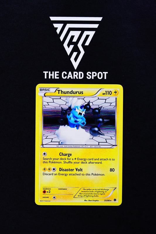 Thundurus 35/98 HOLO - Pokemon Card - THE CARD SPOT PTY LTD.