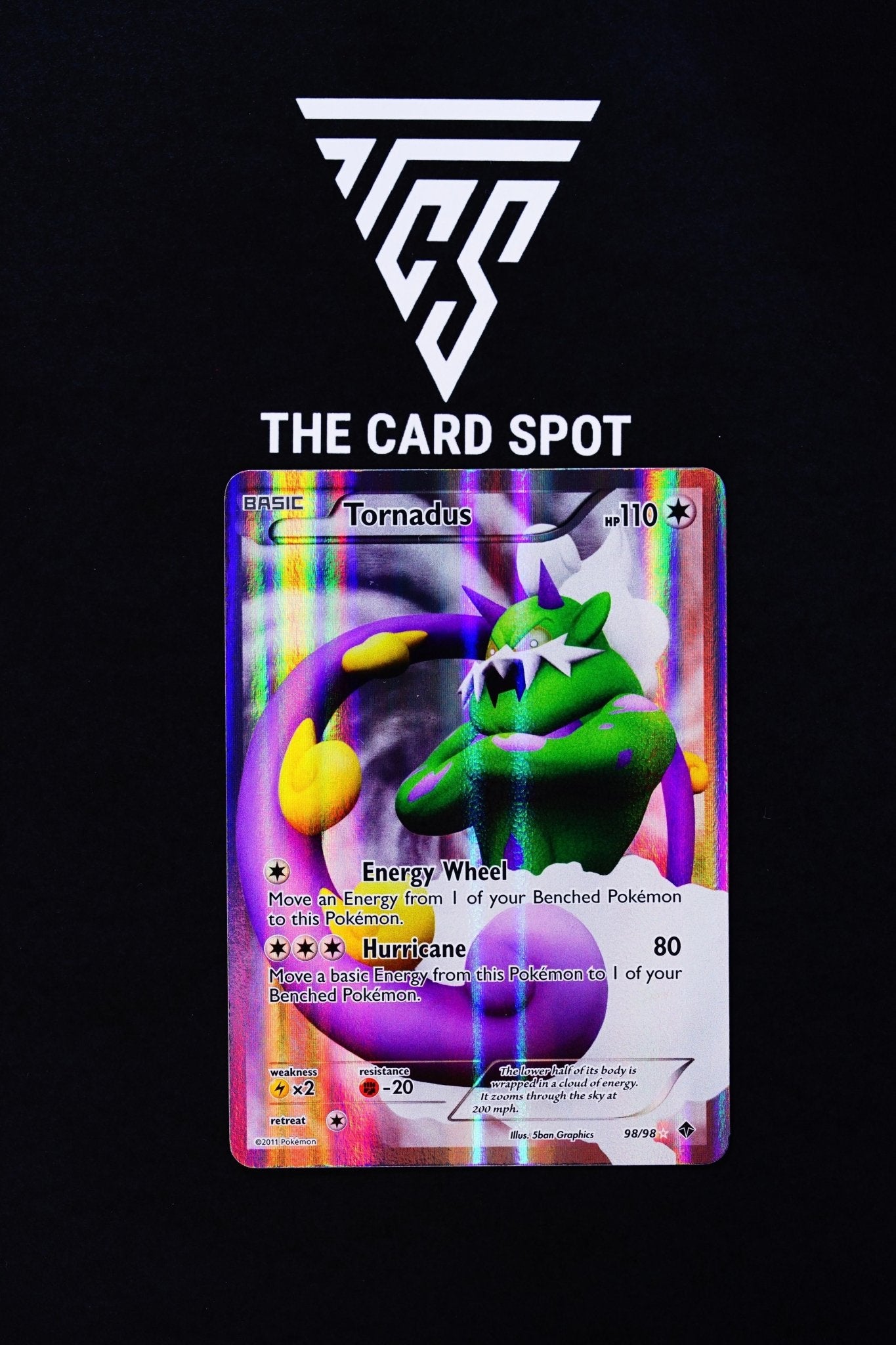 Tornadus 98/98 HOLO - Pokemon Card THE CARD SPOT PTY LTD. Tornadus 98/98 HOLO - Pokemon Card THE CARD SPOT PTY LTD.